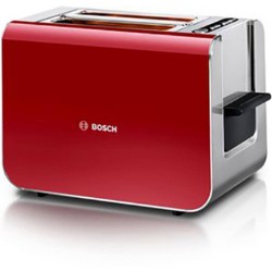 Bosch Haushalt Kompakt Styline Broodrooster Met broodrekje Rood