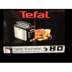 Tefal broodrooster Express RVS/zwart