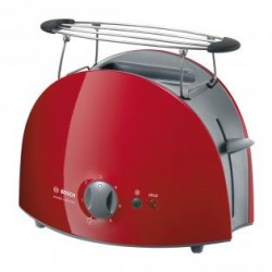 Bosch TAT 6104 rood-grijs Toaster